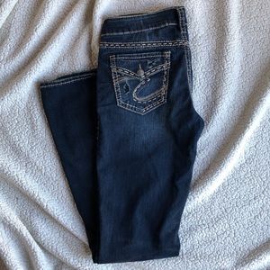 Dark wash Silver jeans